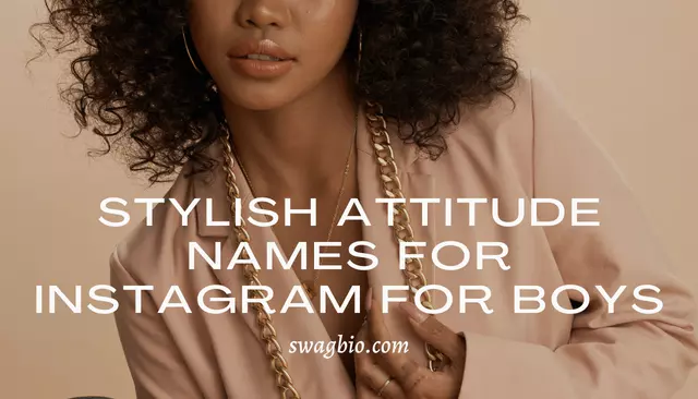 Attitude Names For Instagram For Boys