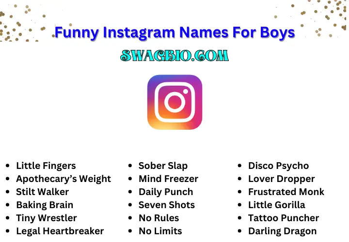 Little Fingers–Funny Instagram Names For Boys