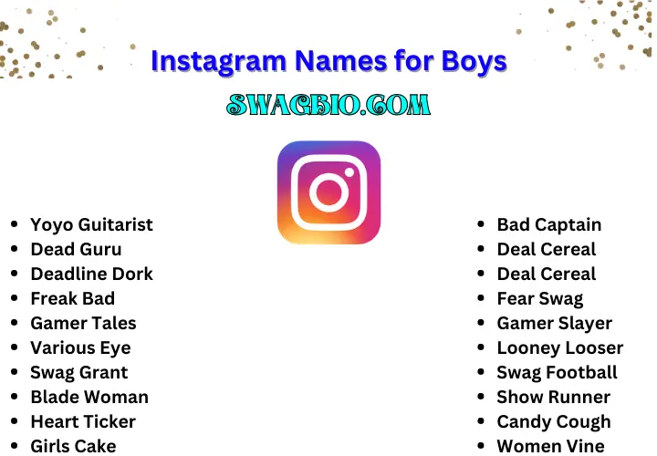 255+ Best Instagram Username For Boys | Username For Instagram For Boy ...