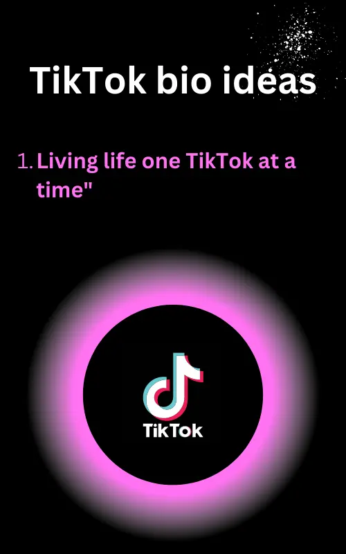 tiktok-bio-TikTok bio ideas – Living life one TikTok at a time